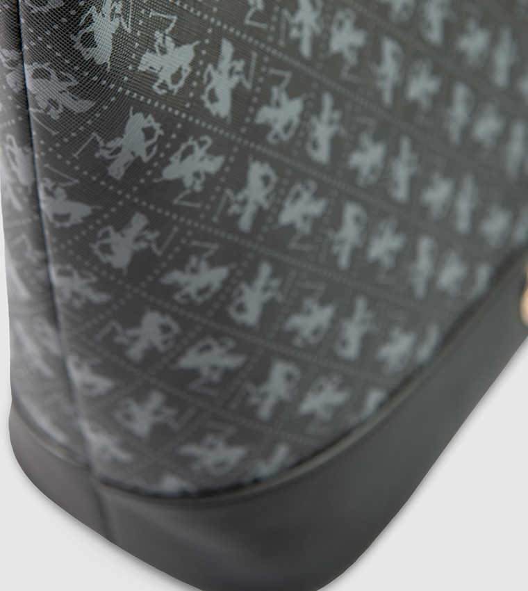 Logo Patterned Tote Bag