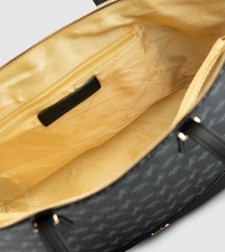Logo Patterned Tote Bag