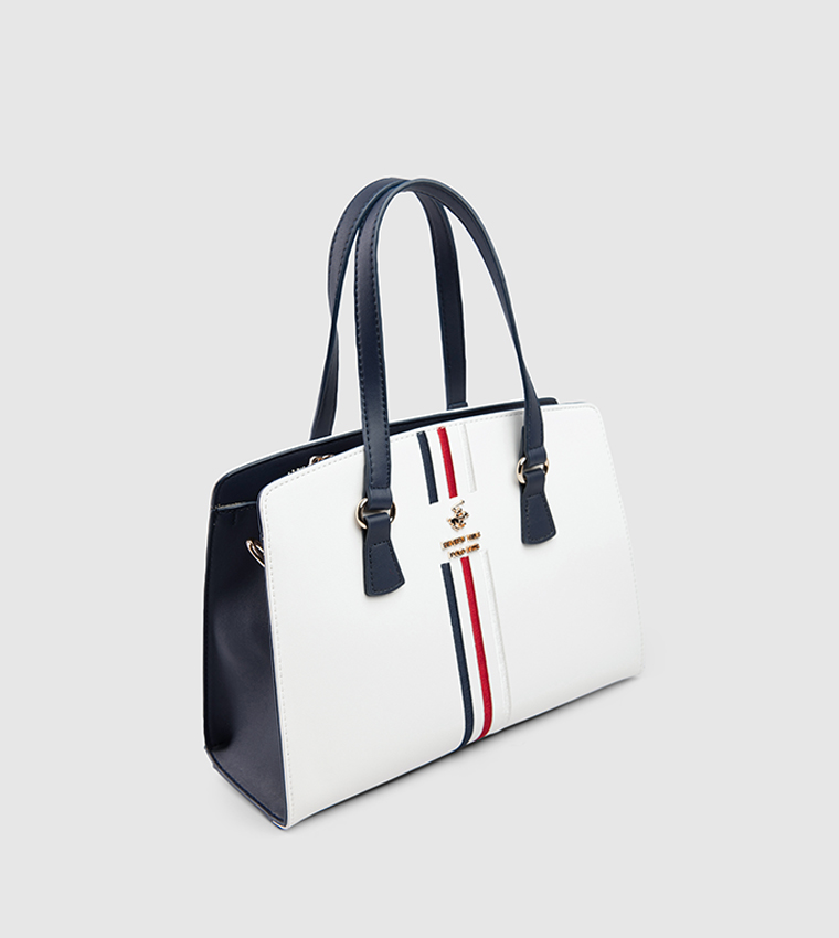 Logo Detail Satchel Bag