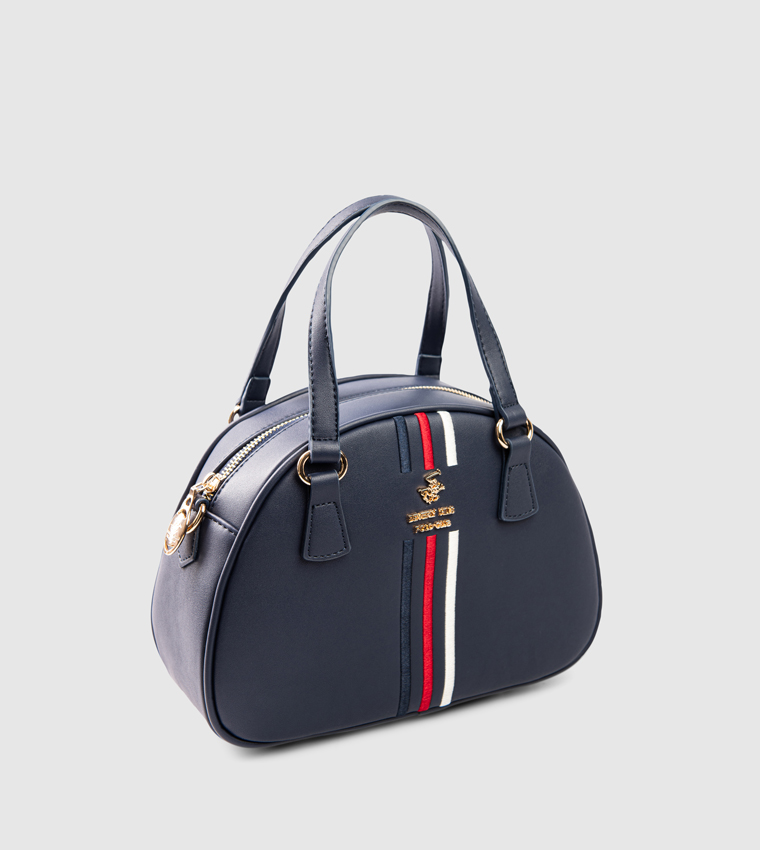 Logo Detail Satchel Bag