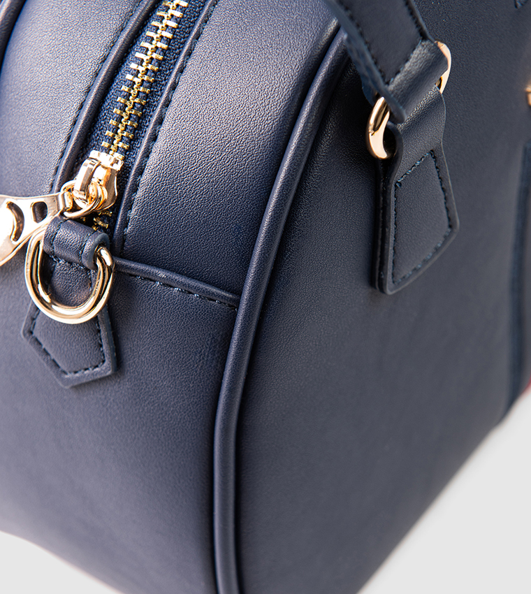 Logo Detail Satchel Bag