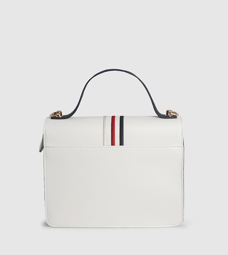 Logo Detail Top Handle Bag