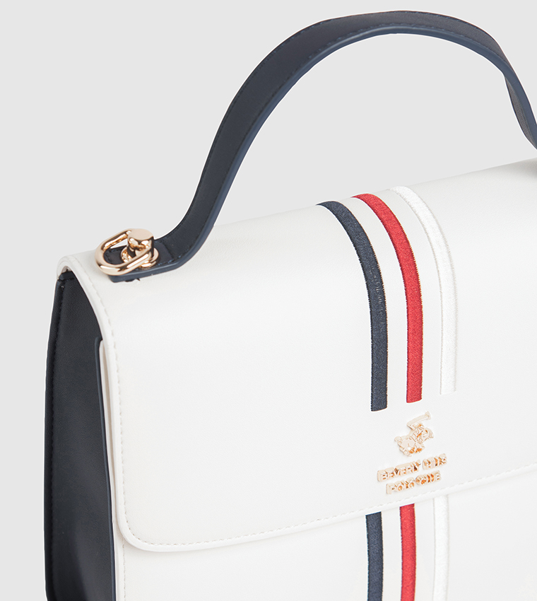 Logo Detail Top Handle Bag