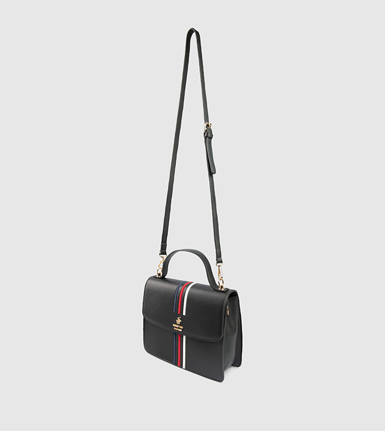 Logo Detail Top Handle Bag