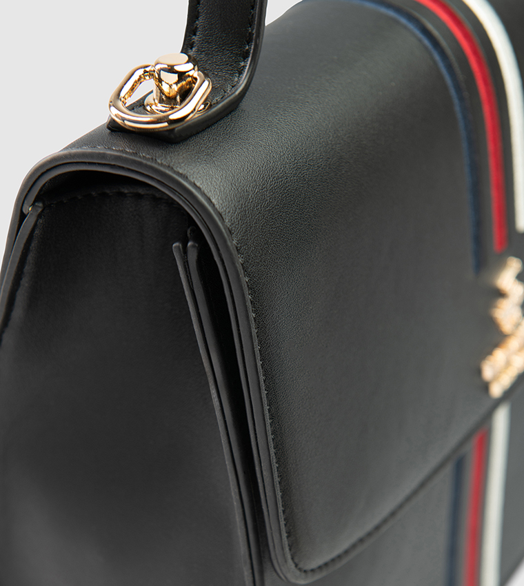 Logo Detail Top Handle Bag
