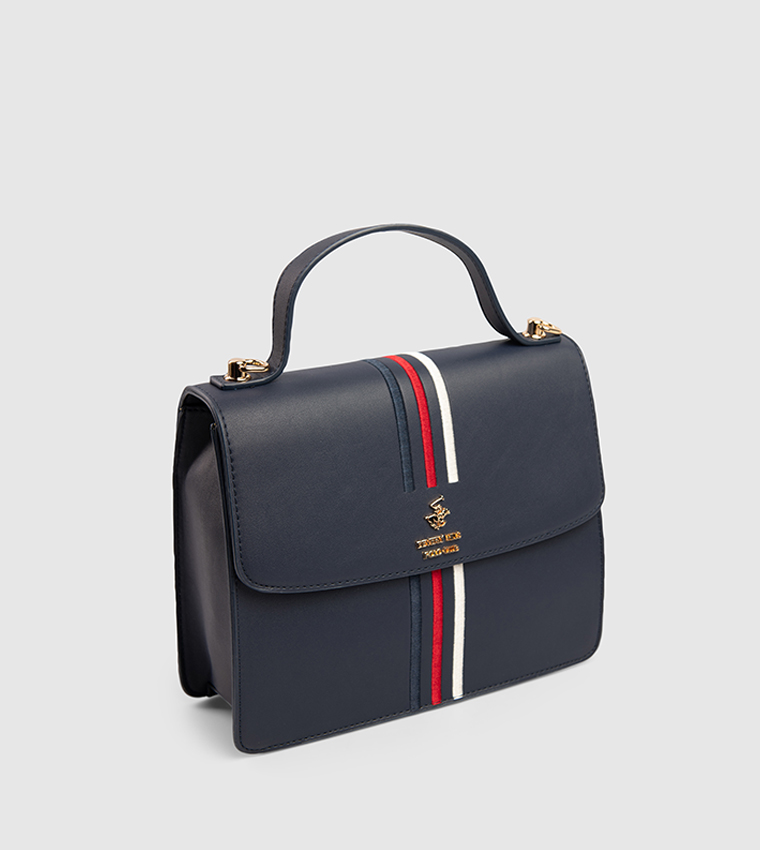 Logo Detail Top Handle Bag