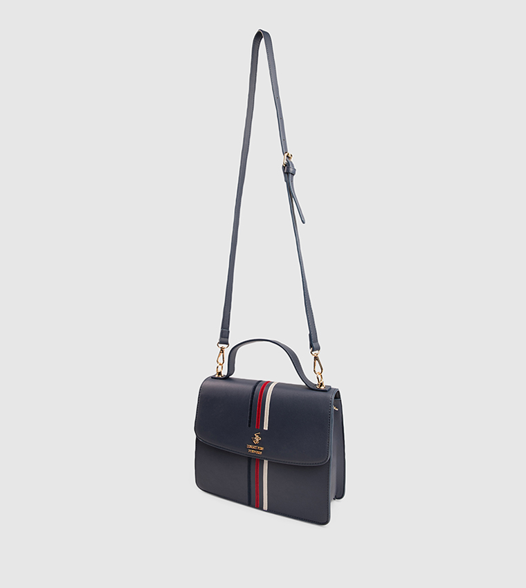 Logo Detail Top Handle Bag