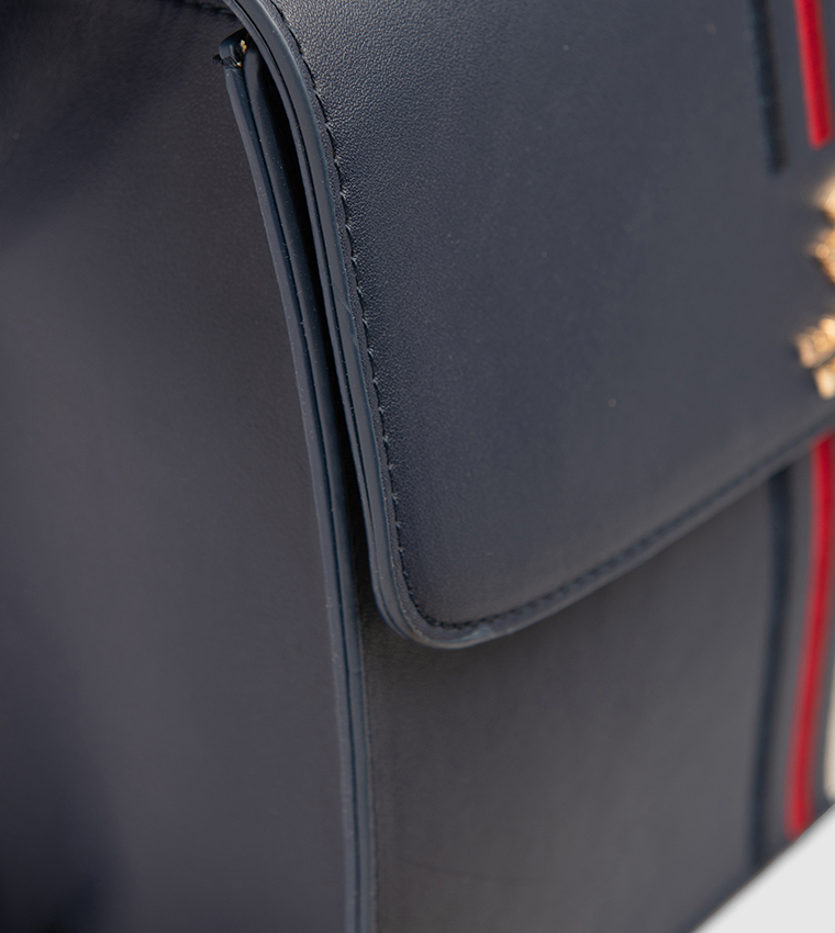 Logo Detail Top Handle Bag