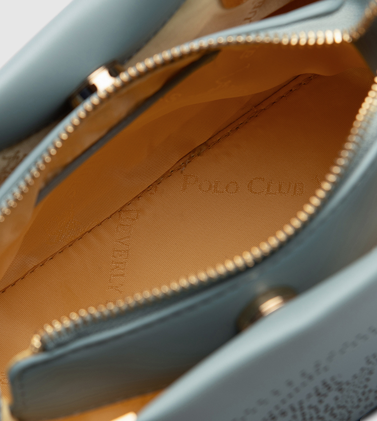 Logo Detail Satchel Bag