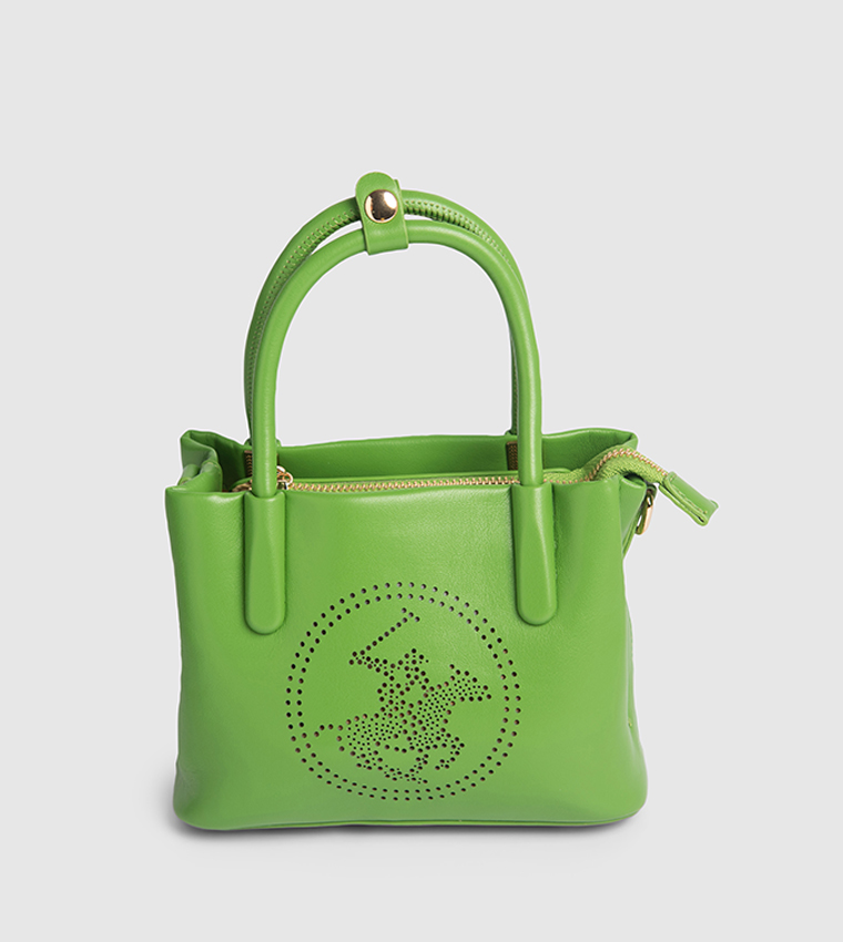 Logo Detail Satchel Bag