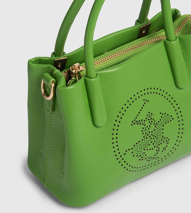 Logo Detail Satchel Bag