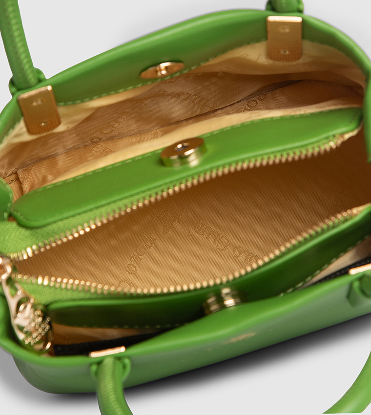 Logo Detail Satchel Bag