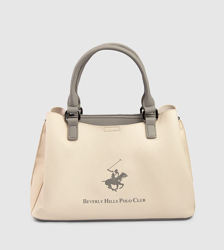 Logo Detail Satchel Bag
