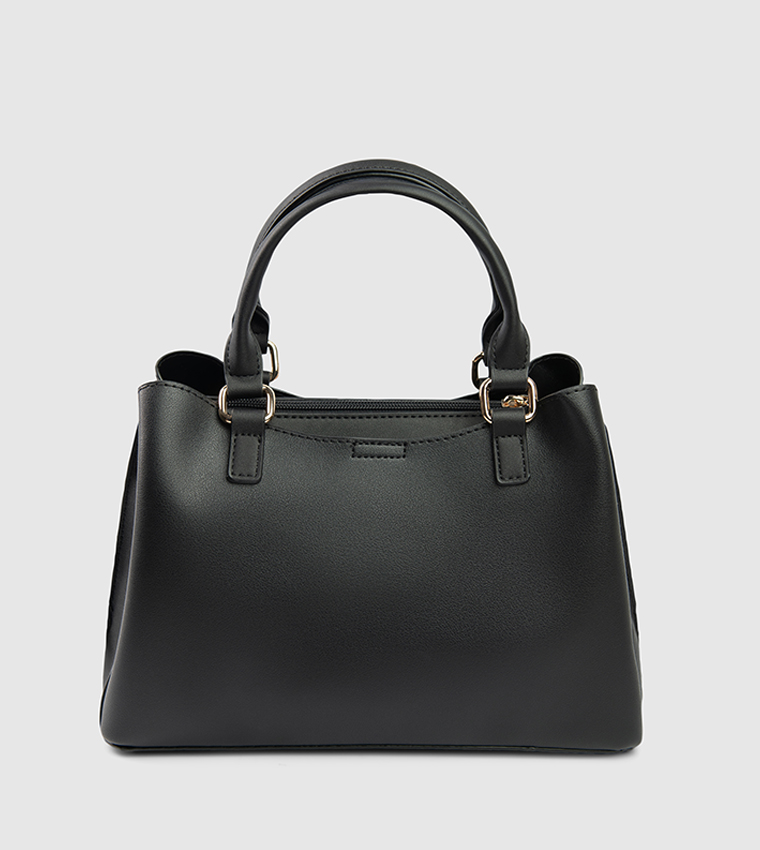 Logo Detail Satchel Bag
