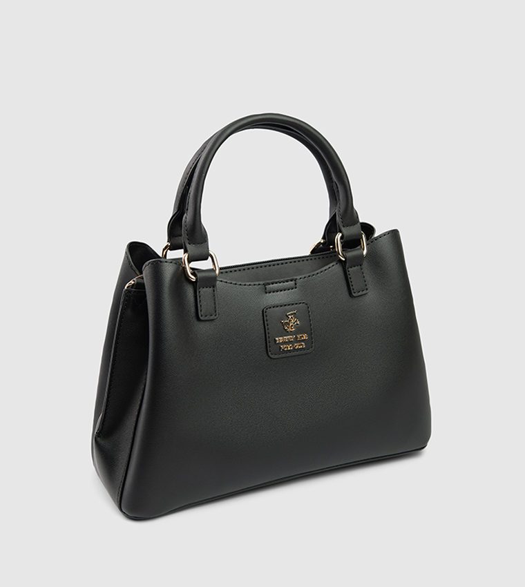 Logo Detail Satchel Bag