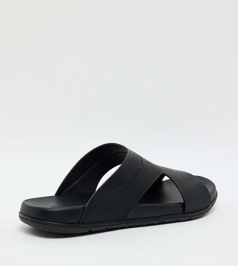 Open Toe Leather Comfort Sandals