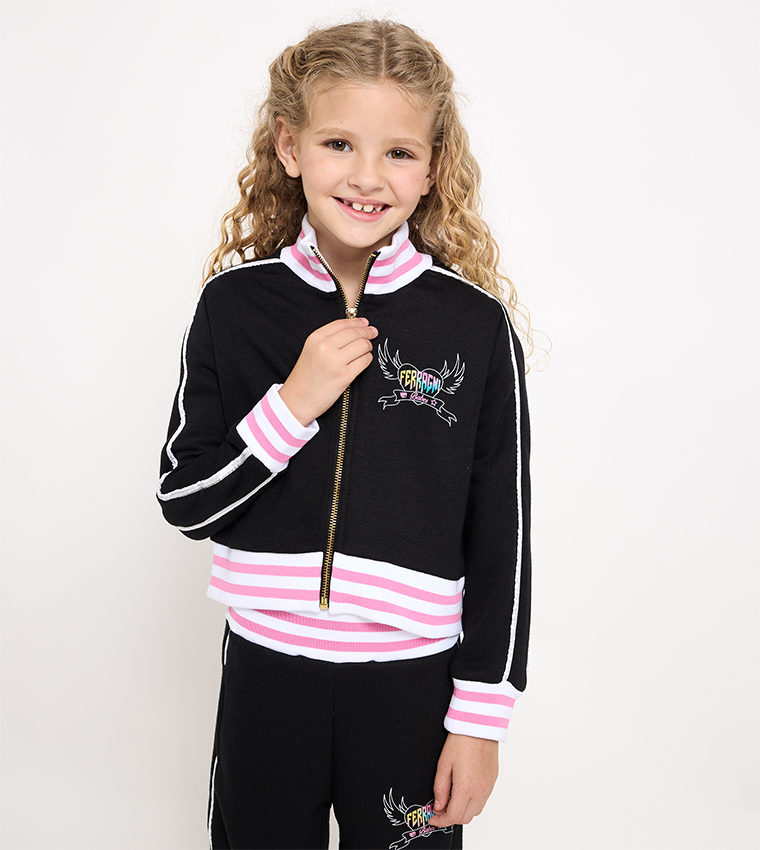 Printed Zip-Through Jacket