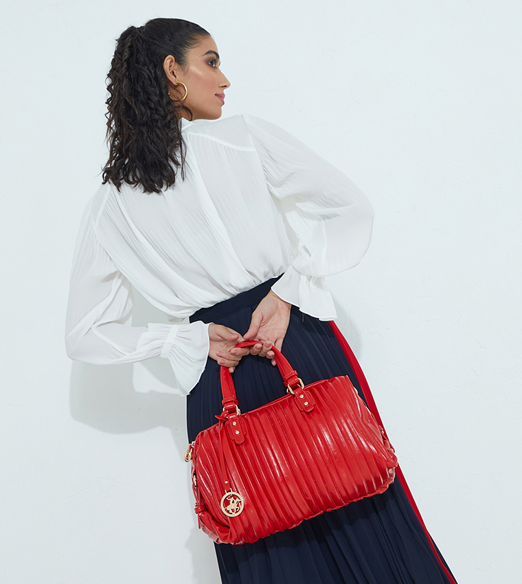 Classic Pleated Handbag