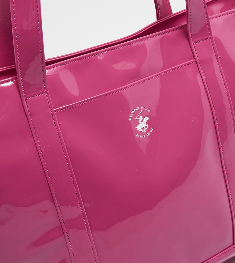 pink polo handbag