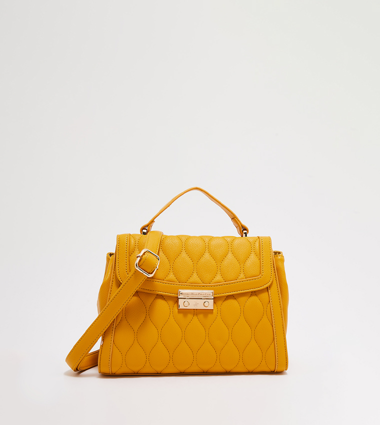 Buy Beverly Hills Polo Club Quilted Flap Closure Top Handle Sling