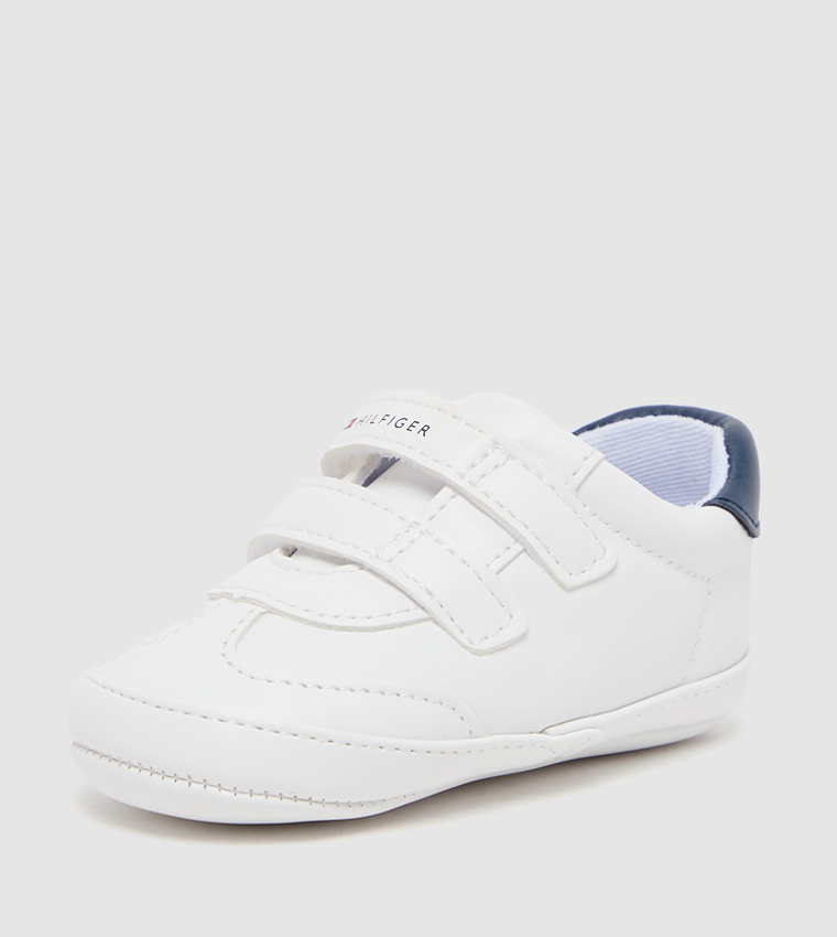 Flag Detail Velcro Sneakers