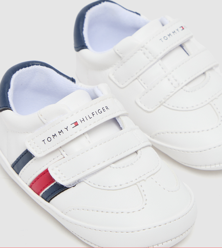 Flag Detail Velcro Sneakers