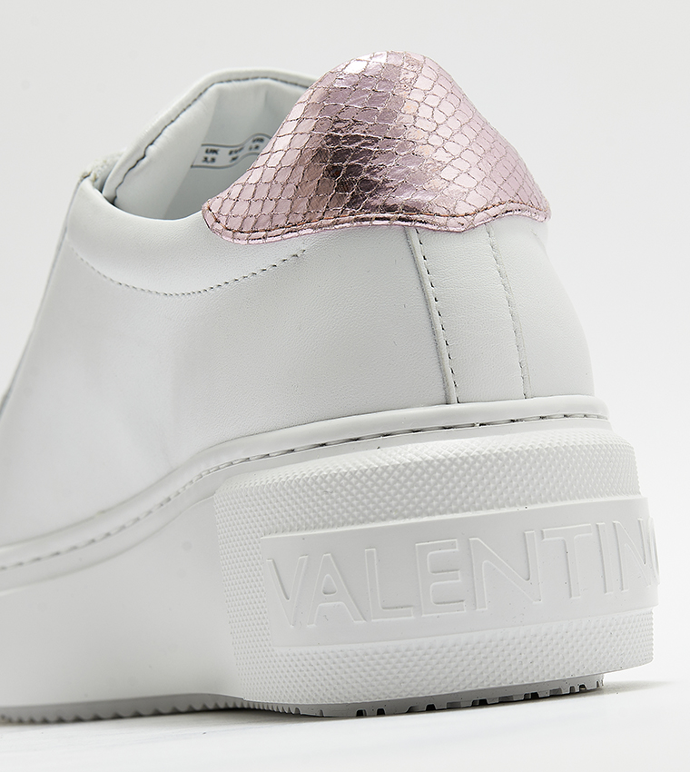 Monogram Detail Lace-Up Sneakers