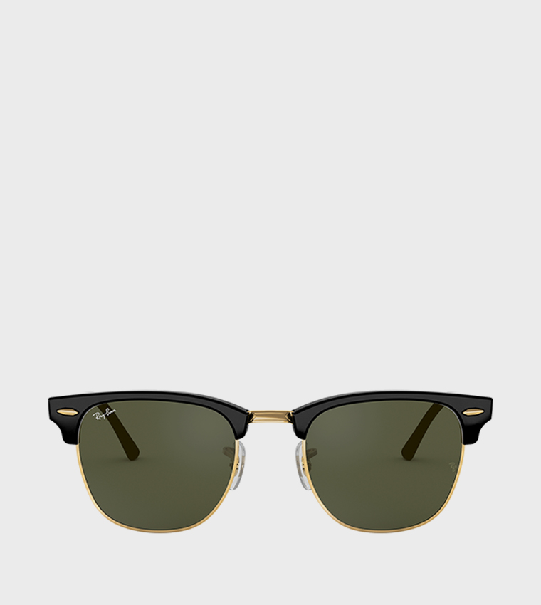 Acetate Frame Clubmaster Sunglasses