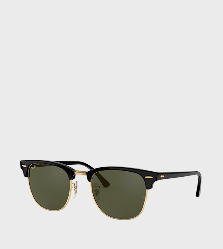 Acetate Frame Clubmaster Sunglasses