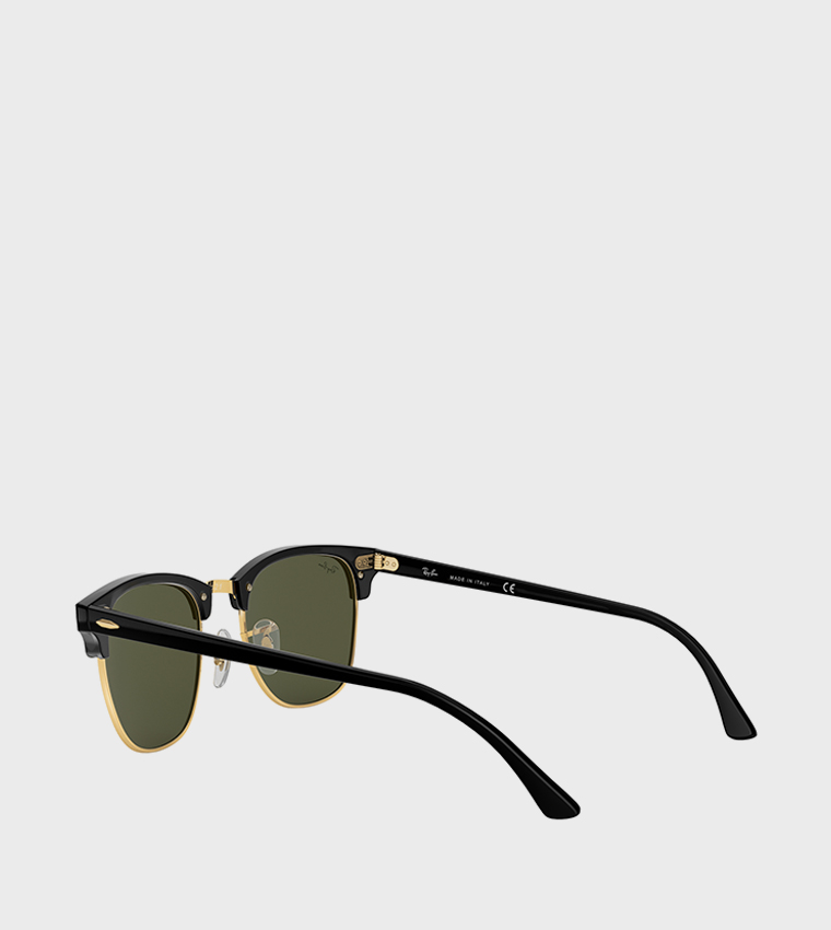 Acetate Frame Clubmaster Sunglasses