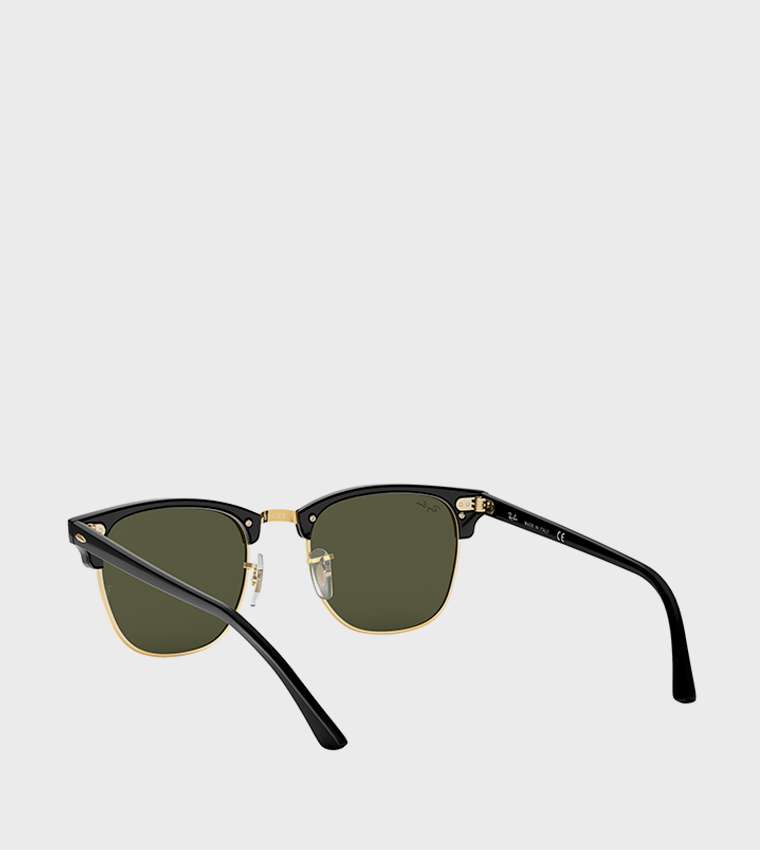 Acetate Frame Clubmaster Sunglasses