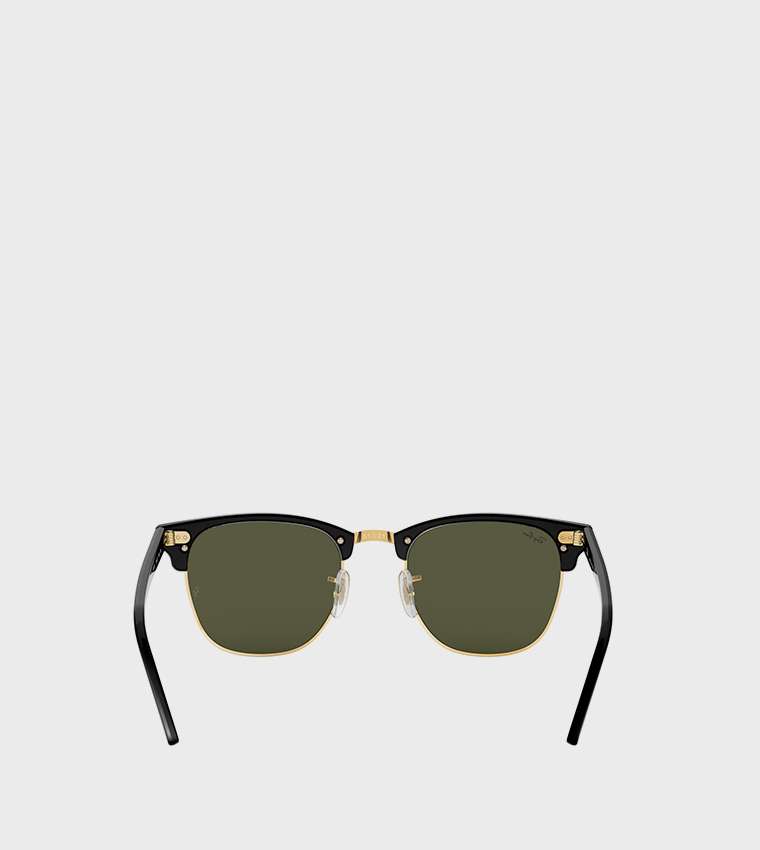 Acetate Frame Clubmaster Sunglasses