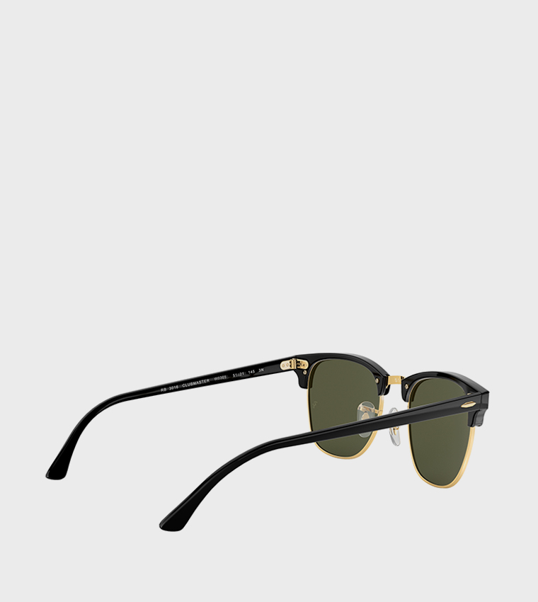 Acetate Frame Clubmaster Sunglasses