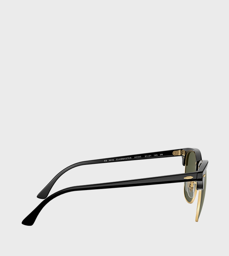 Acetate Frame Clubmaster Sunglasses
