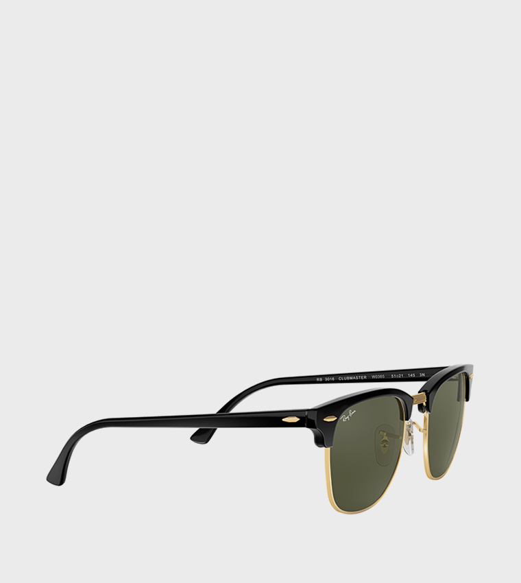 Acetate Frame Clubmaster Sunglasses
