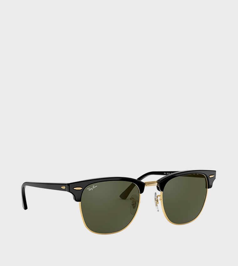 Acetate Frame Clubmaster Sunglasses