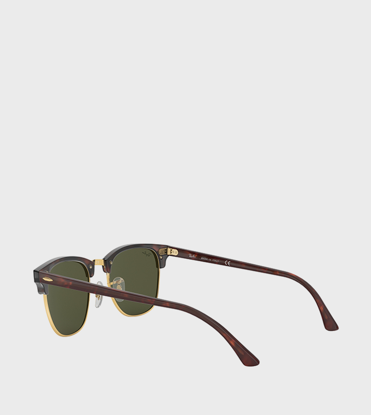 Acetate Frame Clubmaster Sunglasses
