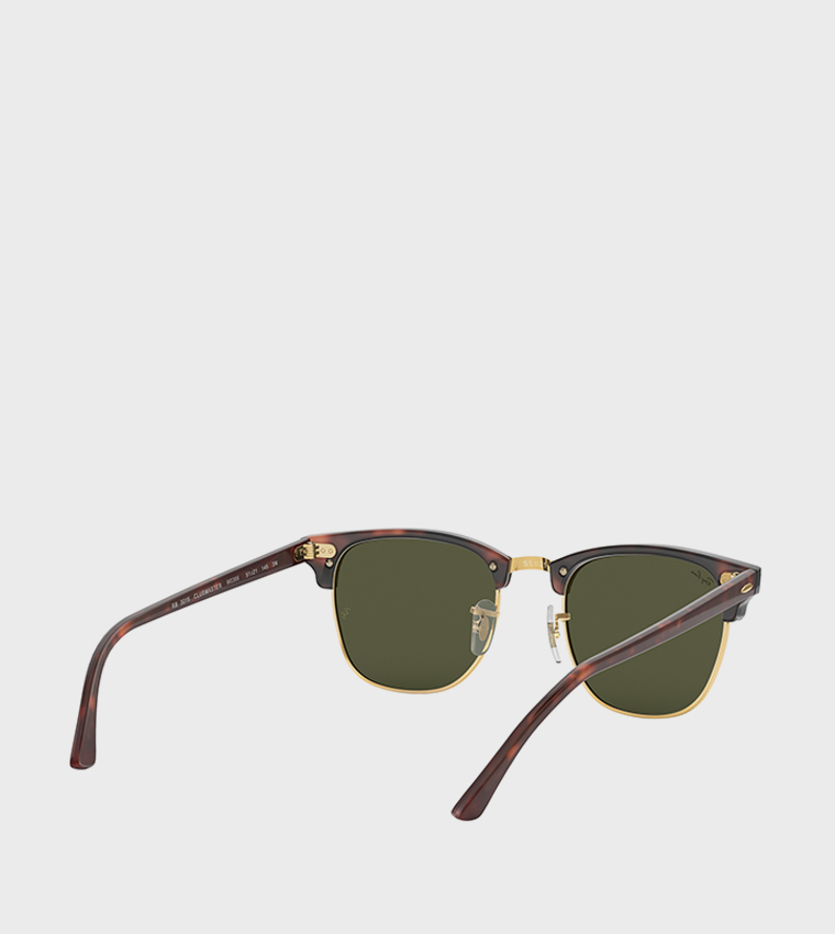 Acetate Frame Clubmaster Sunglasses