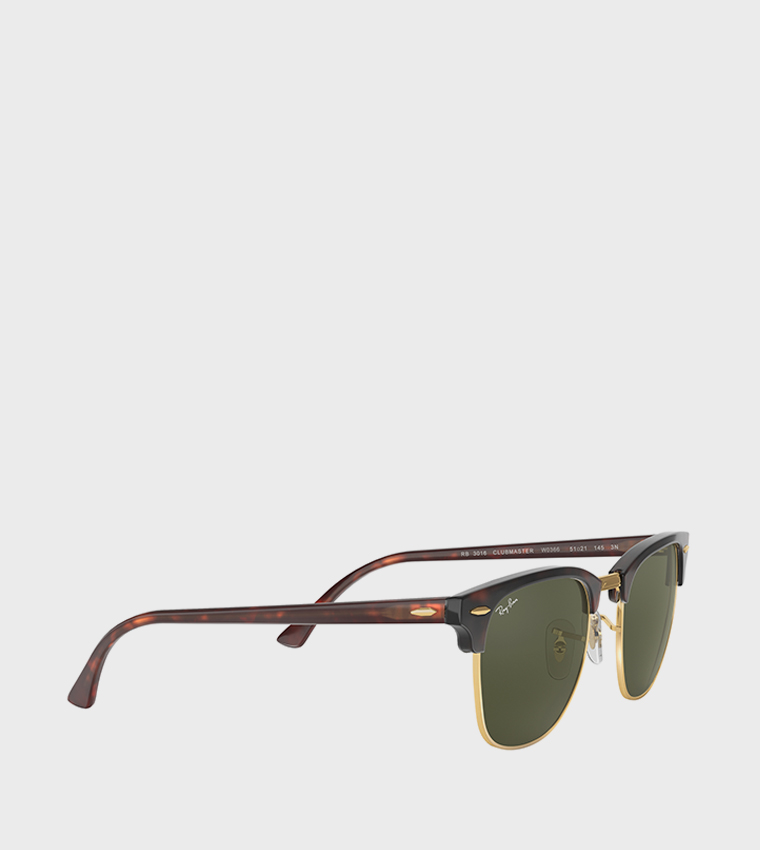 Acetate Frame Clubmaster Sunglasses
