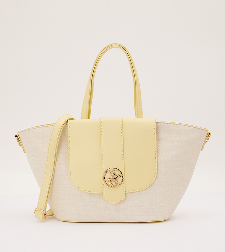 Logo Detailed Tote Bag