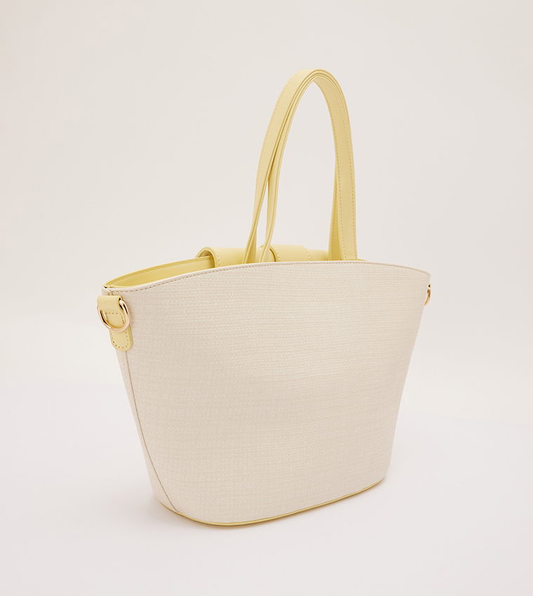 Logo Detailed Tote Bag