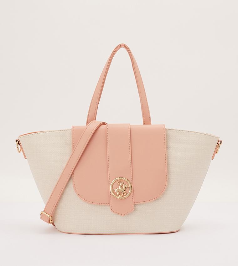 Logo Detailed Tote Bag