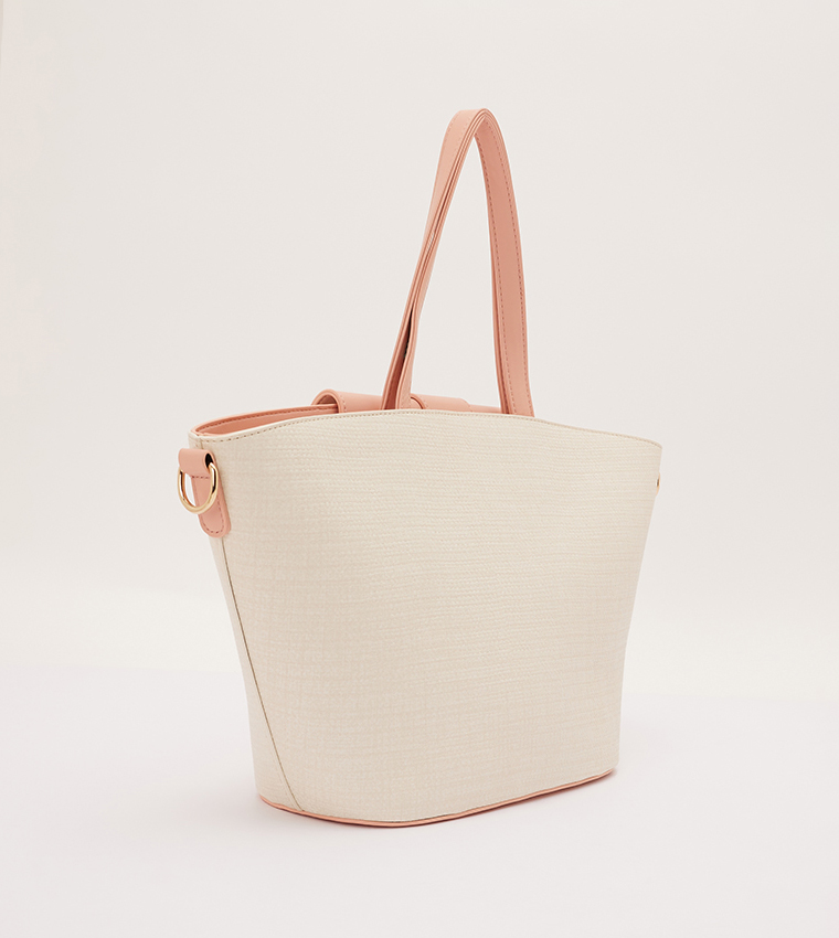Logo Detailed Tote Bag