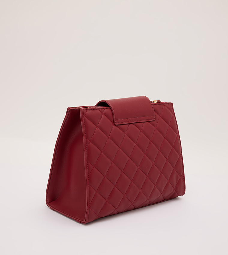 Burgundy satchel outlet bag