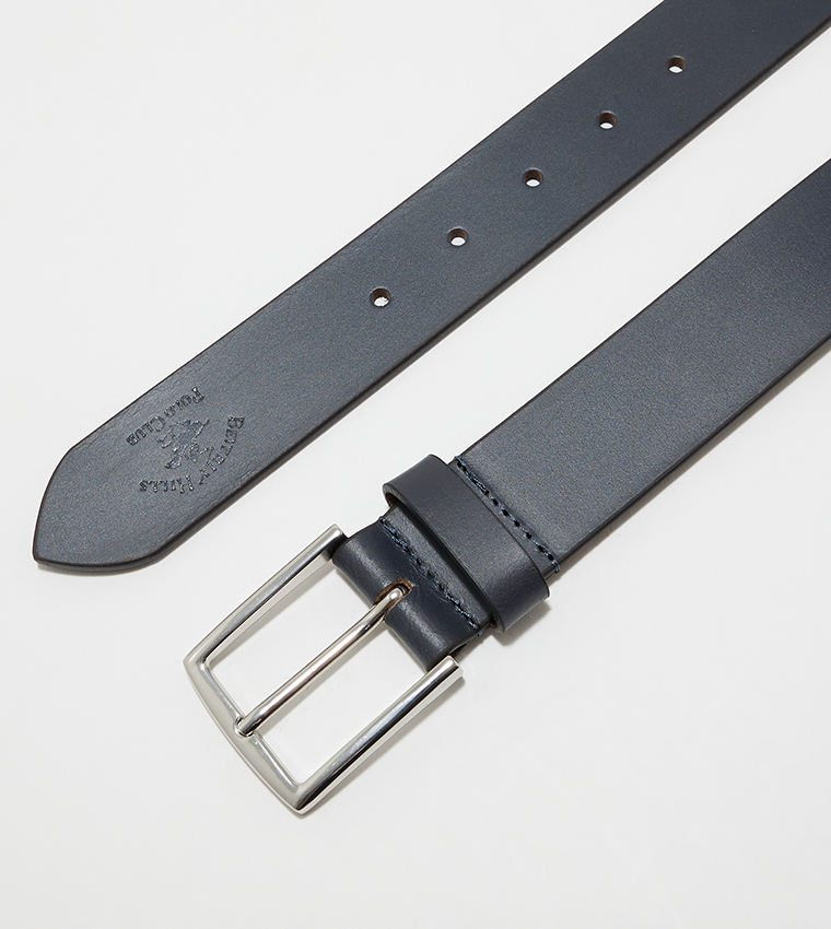 Buckle Closure Leather Belt