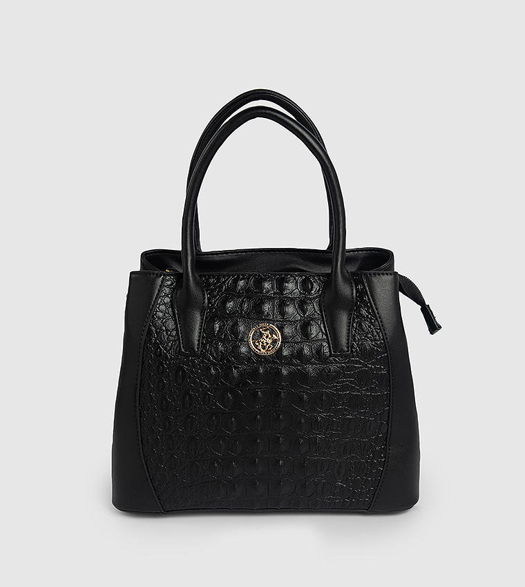 Logo Detail Satchel Bag