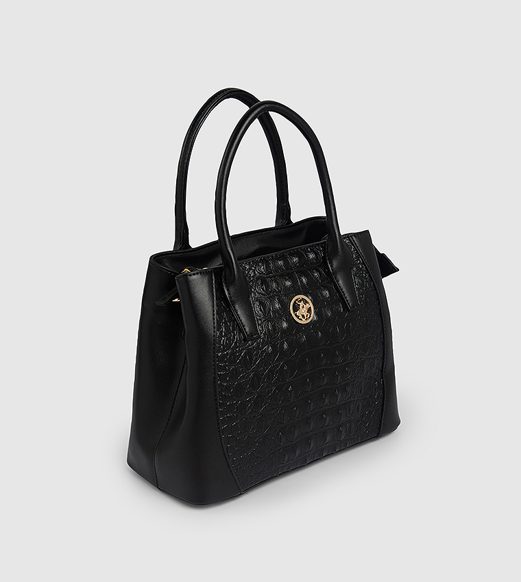 Logo Detail Satchel Bag