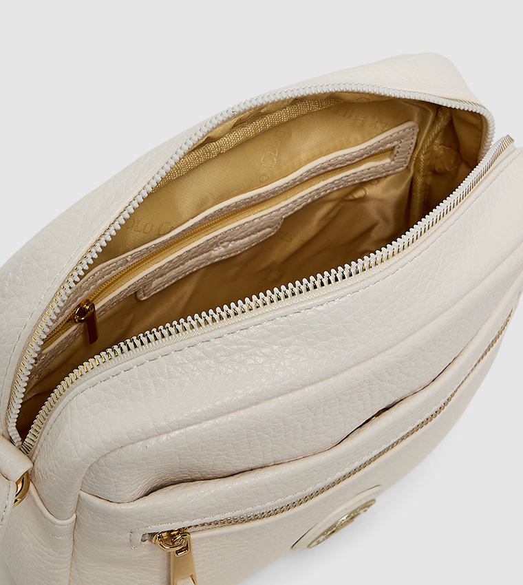 Textured Zippered Camera Bag