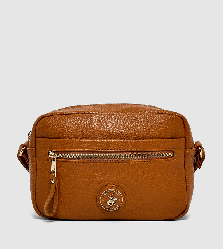 Textured Zippered Camera Bag