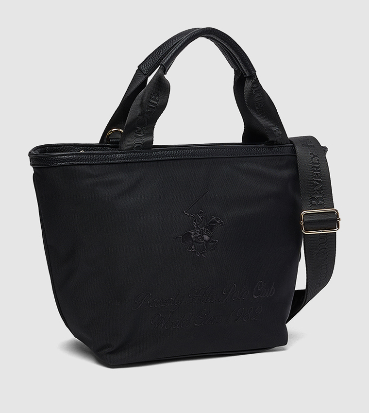 Logo Embroidered Mini Tote Bag